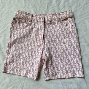 Dior Pink Monogram Shorts